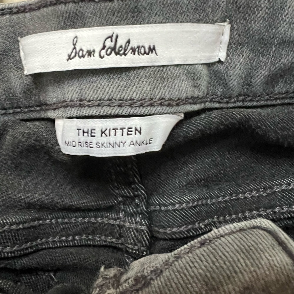 Sam Edelman The Kitten Mid Rise Skinny Ankle Jeans Size 25 (2) - Picture 4 of 5